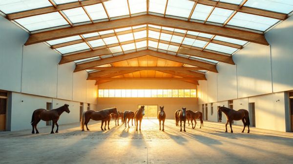 Les avantages d'un solarium pour le bien-être équin