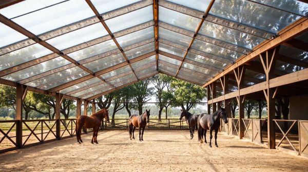 Les avantages d'un solarium pour le bien-être équin